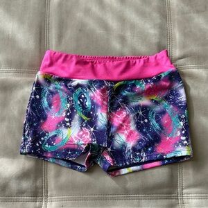 Freestyle Pink and Multicolor Kids Shorts 10/12